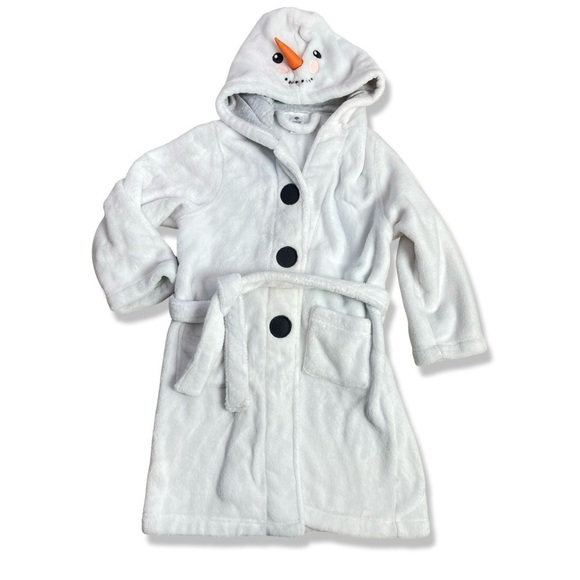 ⭐️TUCKER + TATE Snowman Kids Robe - Picture 1 of 6